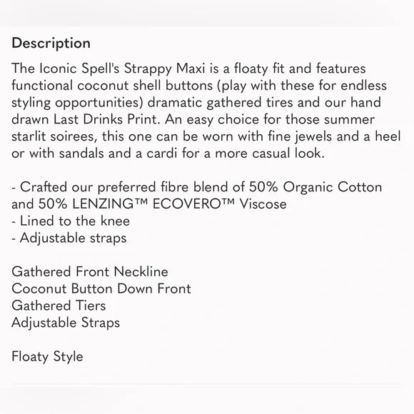 RESERVED Spell Last Drinks Strappy Dress Size Small - Picture 4 of 16